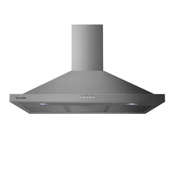 Pyramid wall mounted hood EL-90A09S 440m³/h silver                                                                                                                                                                                                             