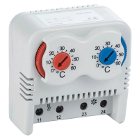 MECHANICAL THERMOSTAT 0-60° NC+NO                                                                                                                                                                                                                              