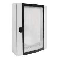 METAL DISTRIBUTION BOARD ELOX 60/60/20 TEMPERED GLASS, IP55                                                                                                                                                                                                    