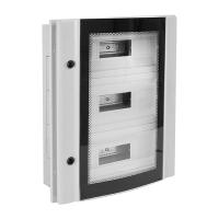 METAL BOARD ELOX FLUSH 45 MODULES TEMP GLASS,IP55                                                                                                                                                                                                              