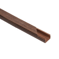 2m. 12x12 PLASTIC CABLE TRUNKING CT2 OAK                                                                                                                                                                                                                       
