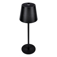 ZARA DIMMABLE TABLE LAMP 3W WITH BATTERY IP44, BLACK