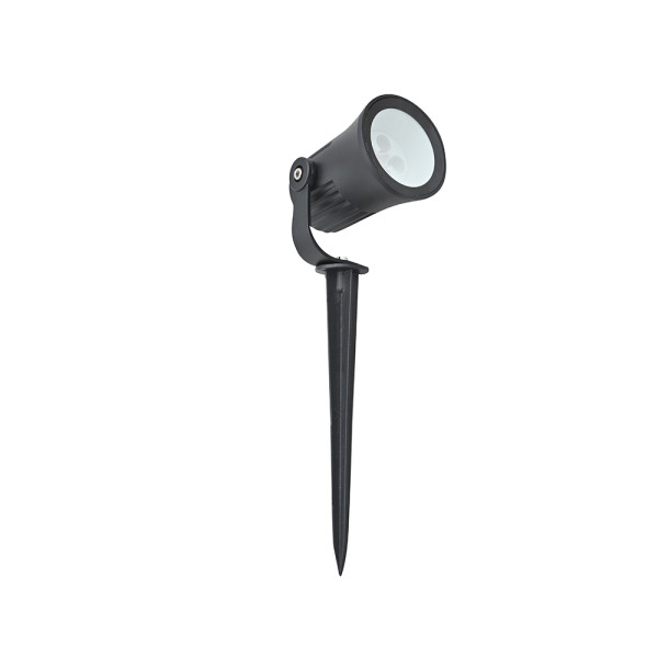 GRF56 GARDEN FIXTURE 5W 3000K 60° IP65 BLACK                                                                                                                                                                                                                   