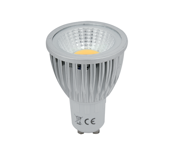 LED SIJALICA LED LAMP LEDCOB 5W GU10 230V BELA