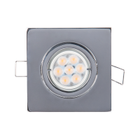 LED METALNA KVADRATNA SPOTLAMPA 6W 4000-4300K SATIN NIKL