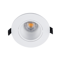 LED PLASTIČNA OKRUGLA SPOTLAMPA PAR 16 COB 7W 2700-3000K BELA