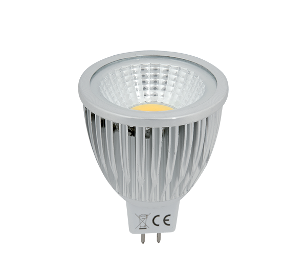 LED SIJALICA LEDCOB 5W GU5,3 12V AC/DC BELA