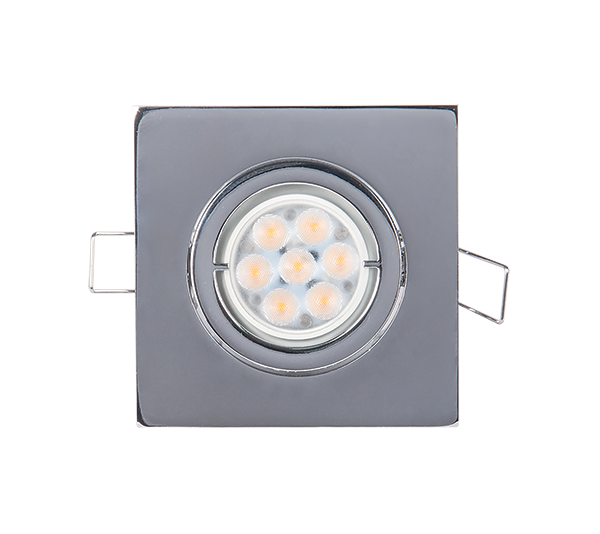 LED METALNA KVADRATNA SPOTLAMPA 6W 2700-3000K HROM