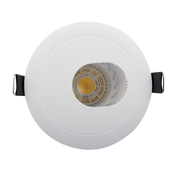 LED PLASTIČNA OKRUGLA SPOTLAMPA  PAR 16 COB 7W 2700-3000K BELA