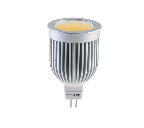 LED SIJALICA LEDCOB 7W GU5,3 12V AC/DC TOPLA BELA