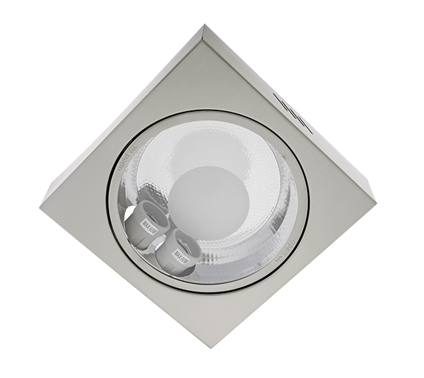 LED SPOT LAMPA GL214 + 2XLED SIJALICA 9W 2700K SATIN NICKEL